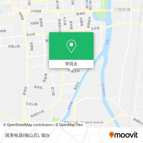 国美电器(福山店)地图