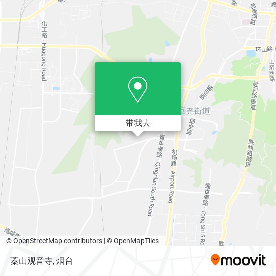 蓁山观音寺地图