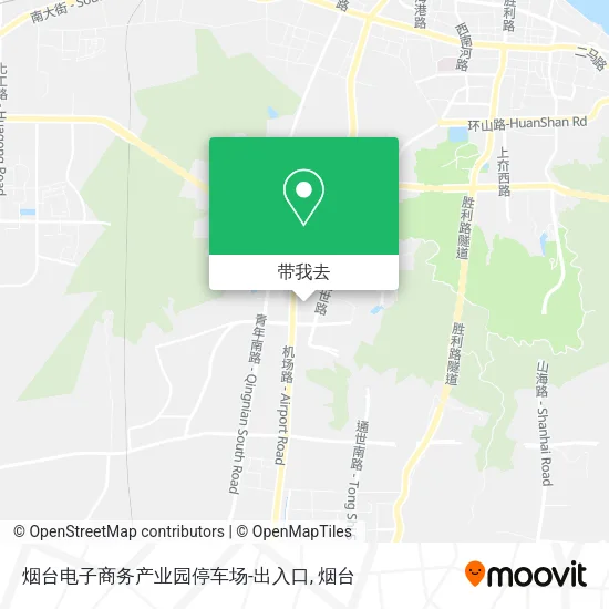 烟台电子商务产业园停车场-出入口地图