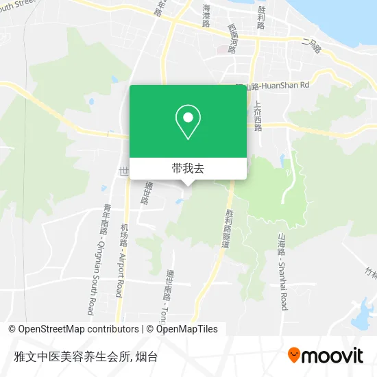雅文中医美容养生会所地图
