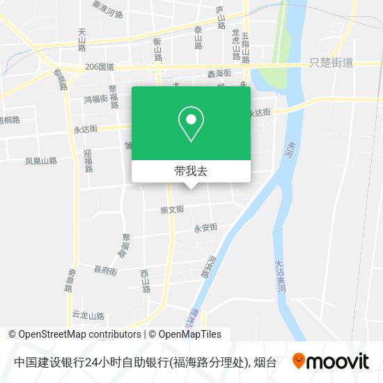 中国建设银行24小时自助银行(福海路分理处)地图