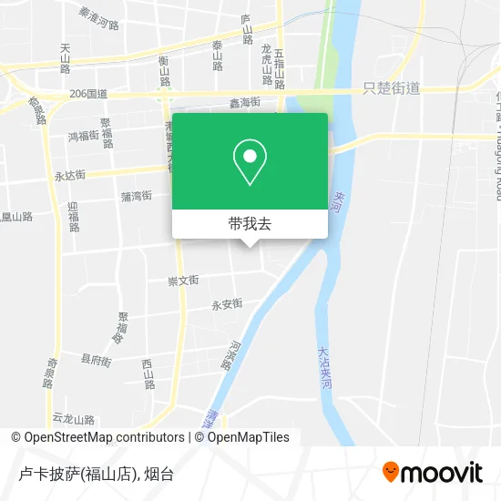 卢卡披萨(福山店)地图