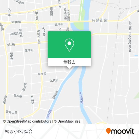 松霞小区地图