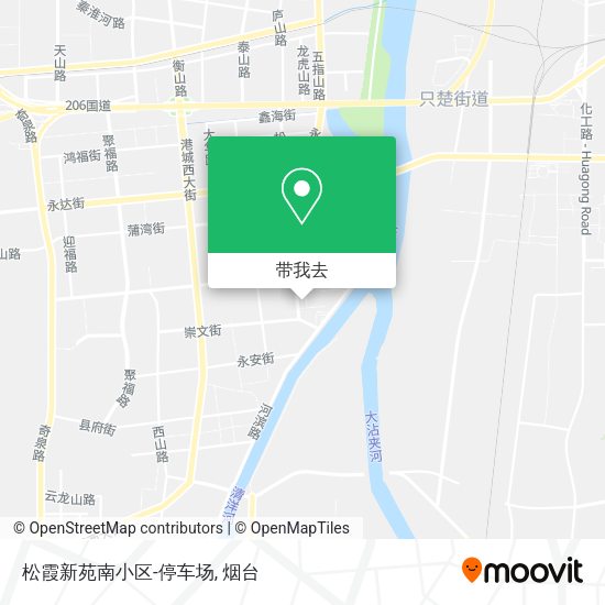 松霞新苑南小区-停车场地图