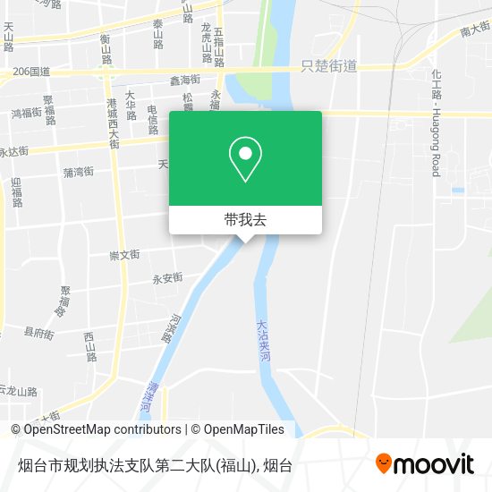 烟台市规划执法支队第二大队(福山)地图