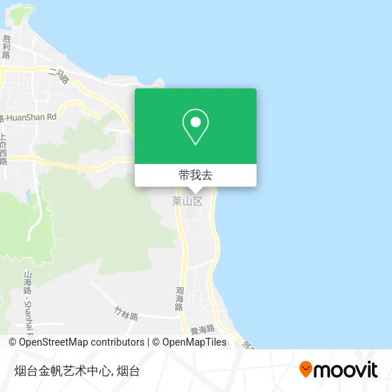 烟台金帆艺术中心地图