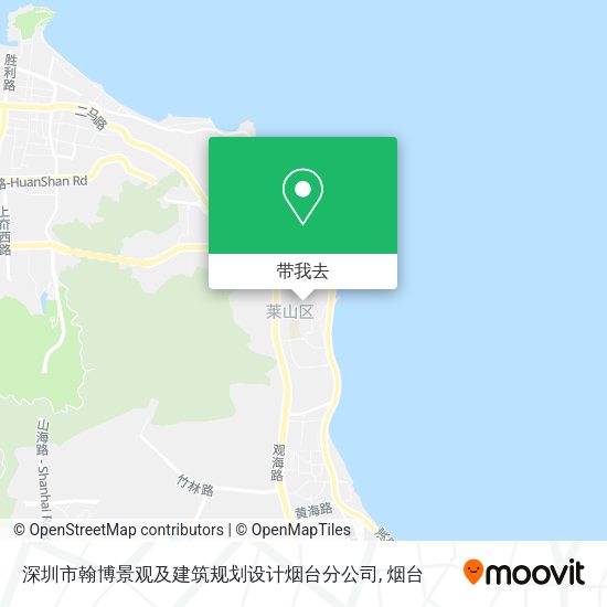 深圳市翰博景观及建筑规划设计烟台分公司地图