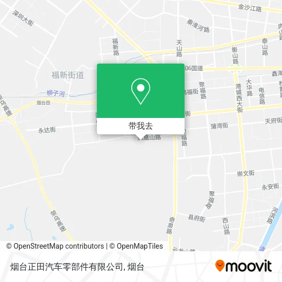 烟台正田汽车零部件有限公司地图