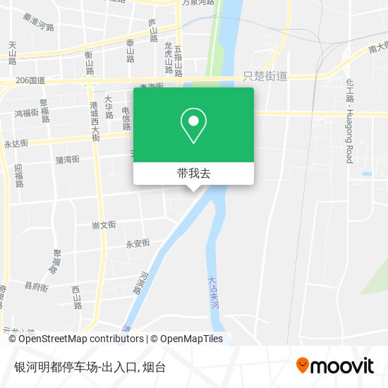银河明都停车场-出入口地图