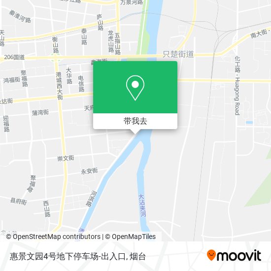惠景文园4号地下停车场-出入口地图