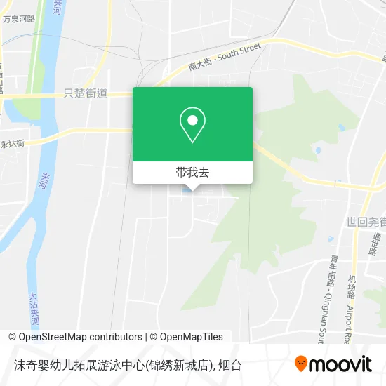 沫奇婴幼儿拓展游泳中心(锦绣新城店)地图