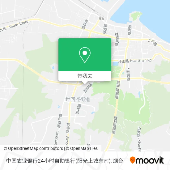 中国农业银行24小时自助银行(阳光上城东南)地图