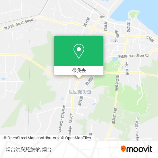 烟台洪兴苑旅馆地图