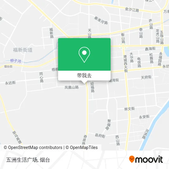 五洲生活广场地图