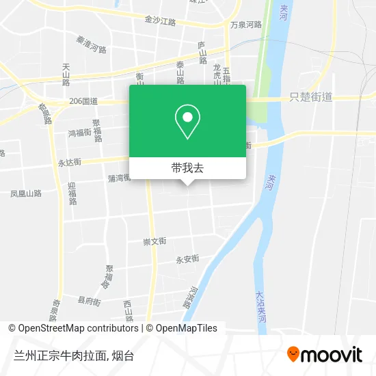 兰州正宗牛肉拉面地图