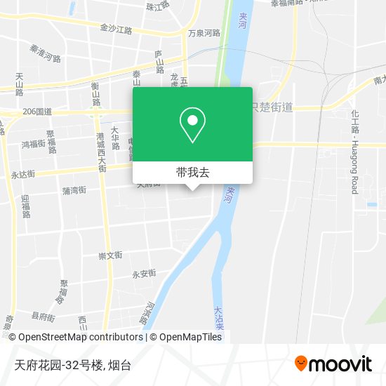 天府花园-32号楼地图