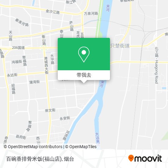 百碗香排骨米饭(福山店)地图