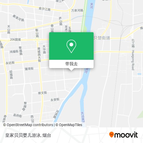 皇家贝贝婴儿游泳地图