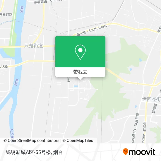 锦绣新城A区-55号楼地图