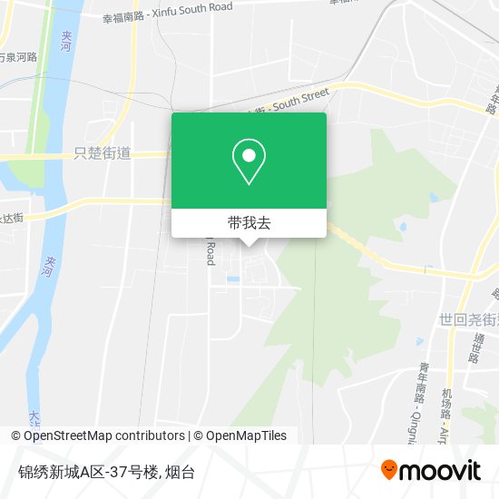 锦绣新城A区-37号楼地图