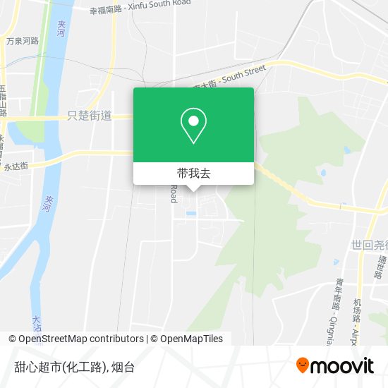 甜心超市(化工路)地图