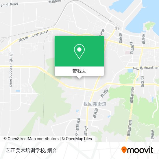 艺正美术培训学校地图