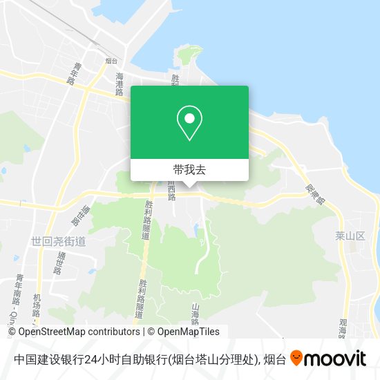 中国建设银行24小时自助银行(烟台塔山分理处)地图