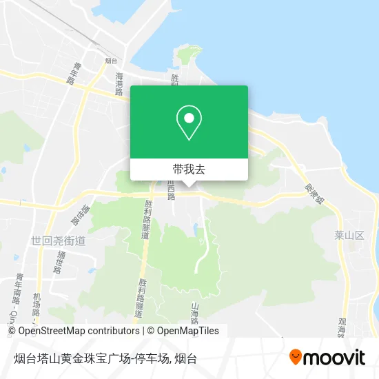 烟台塔山黄金珠宝广场-停车场地图