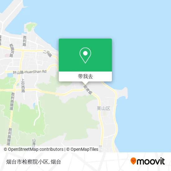 烟台市检察院小区地图