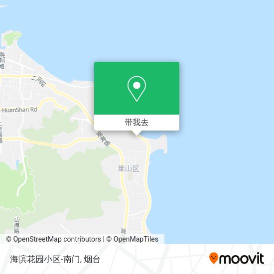 海滨花园小区-南门地图
