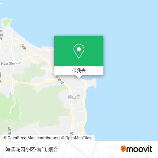 海滨花园小区-南门地图