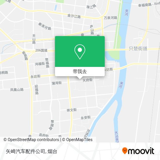 矢崎汽车配件公司地图