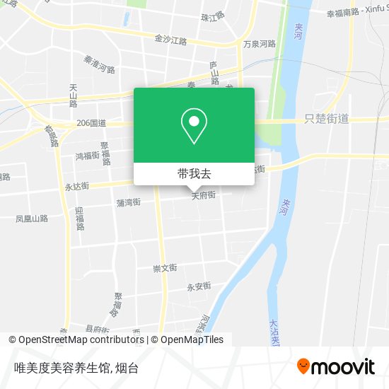 唯美度美容养生馆地图