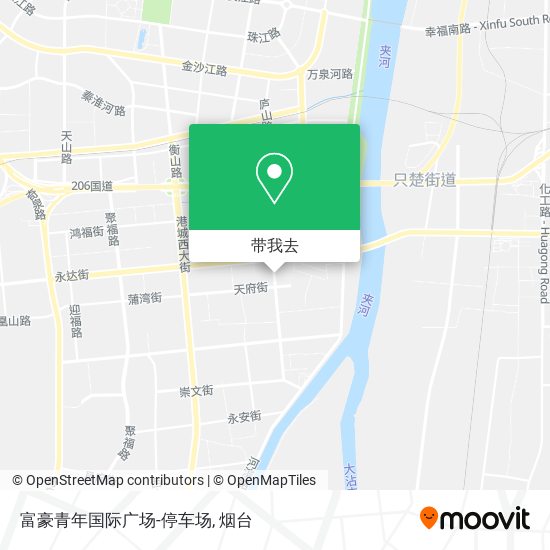 富豪青年国际广场-停车场地图