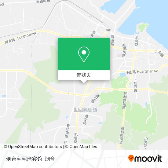 烟台宅宅湾宾馆地图