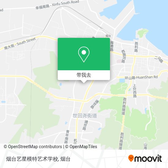 烟台艺星模特艺术学校地图