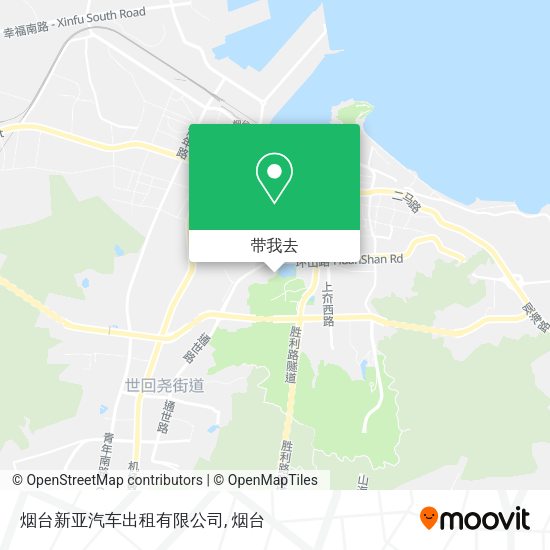 烟台新亚汽车出租有限公司地图