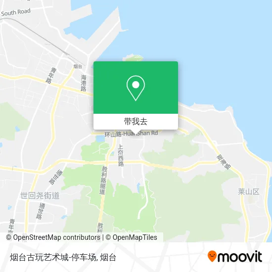 烟台古玩艺术城-停车场地图