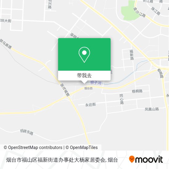 烟台市福山区福新街道办事处大杨家居委会地图