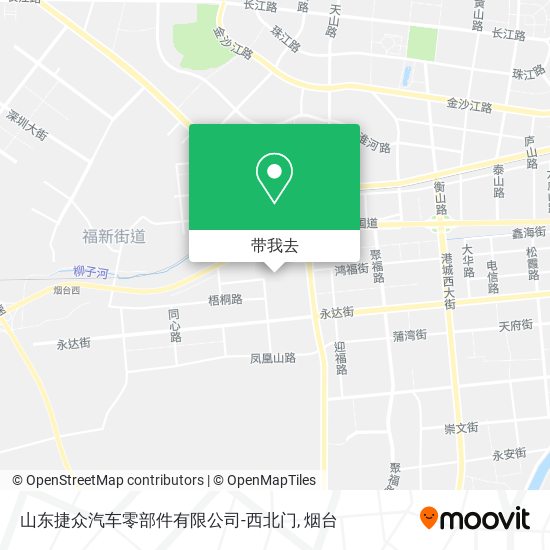 山东捷众汽车零部件有限公司-西北门地图