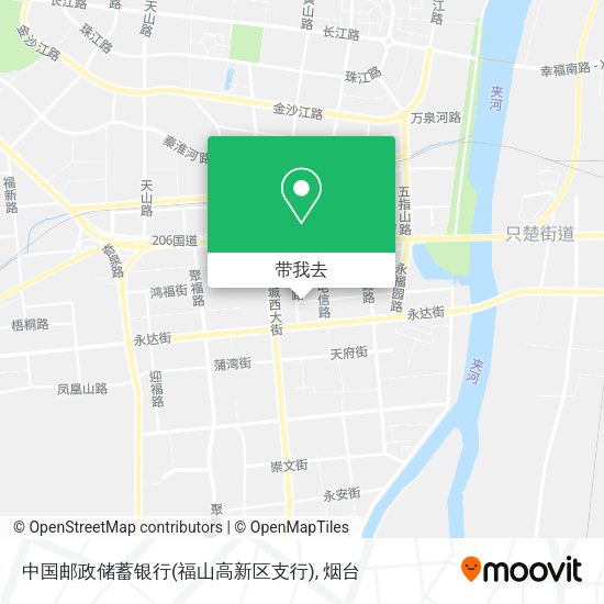 中国邮政储蓄银行(福山高新区支行)地图
