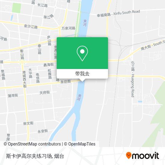 斯卡伊高尔夫练习场地图