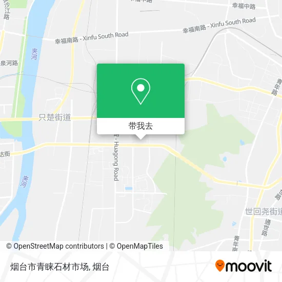 烟台市青睐石材市场地图