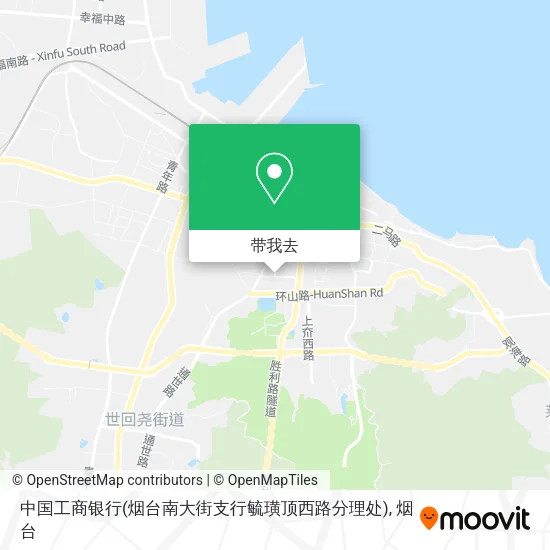 中国工商银行(烟台南大街支行毓璜顶西路分理处)地图
