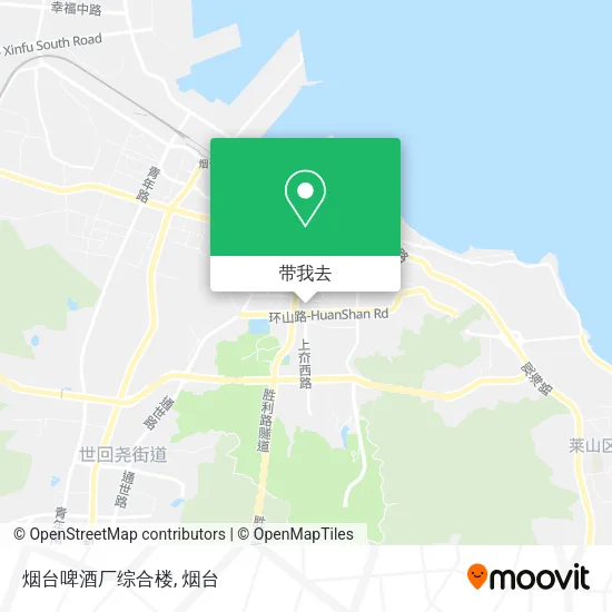烟台啤酒厂综合楼地图