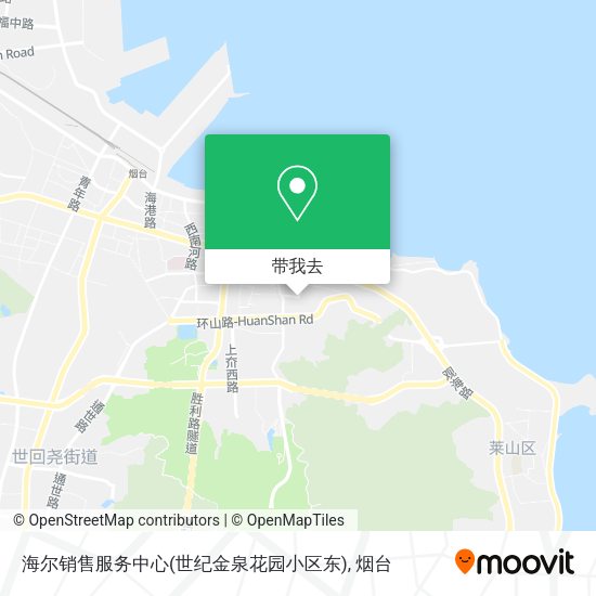 海尔销售服务中心(世纪金泉花园小区东)地图