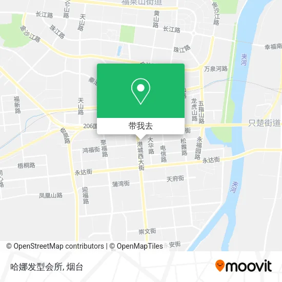 哈娜发型会所地图