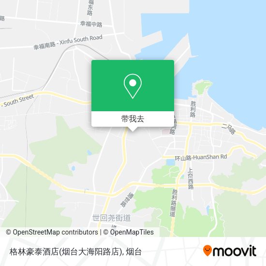 格林豪泰酒店(烟台大海阳路店)地图