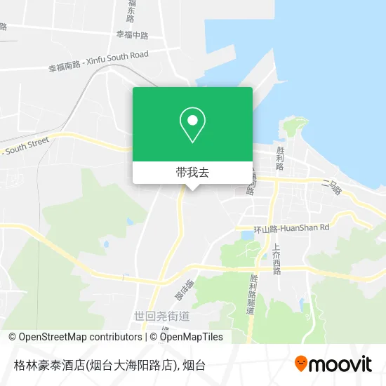 格林豪泰酒店(烟台大海阳路店)地图