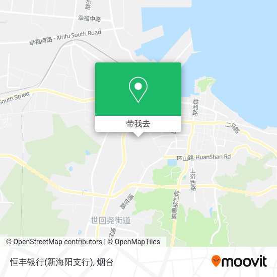 恒丰银行(新海阳支行)地图